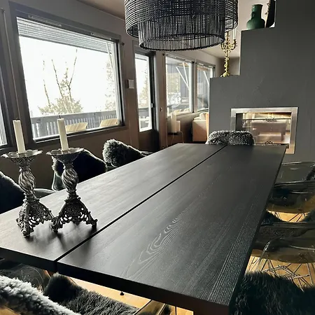 Hemsedal 200m2 /5 Sov/10 Senger/2 Familier 펜션 Ulsak
